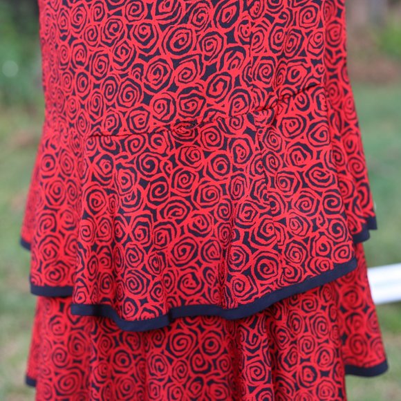 Vintage Laura Henson | abstract print dress - Picture 6 of 12